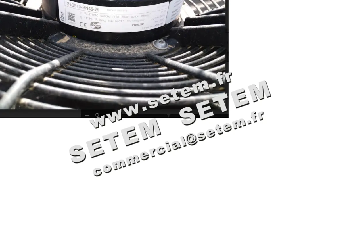 0004109546-VENTILATEUR EBMPAPST S3G910.BN46.29 "VT03026U" 3