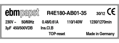 0004109790-MOTOTURBINE EBMPAPST R4E180.AB01.35 3
