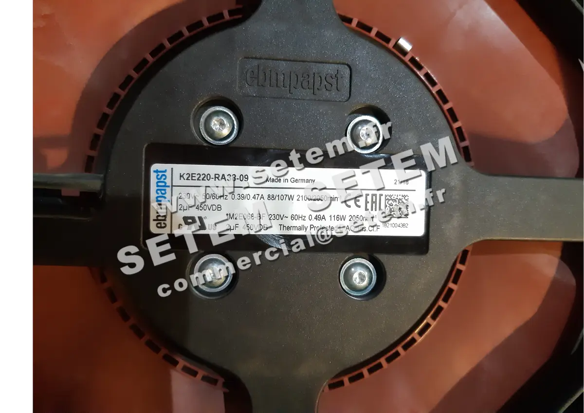 0004109864-MOTOTURBINE EBMPAPST K2E220.RA38.09 2