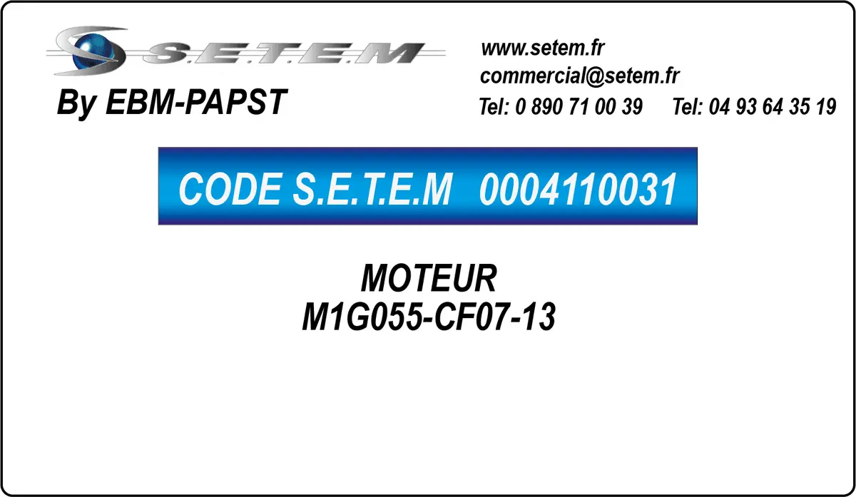 0004110031-MOTEUR EBMPAPST M1G055-CF07-13