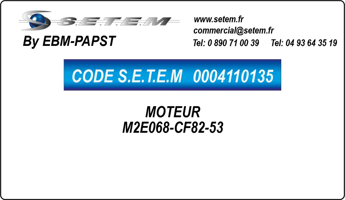 0004110135-MOTEUR EBMPAPST M2E068-CF82-53