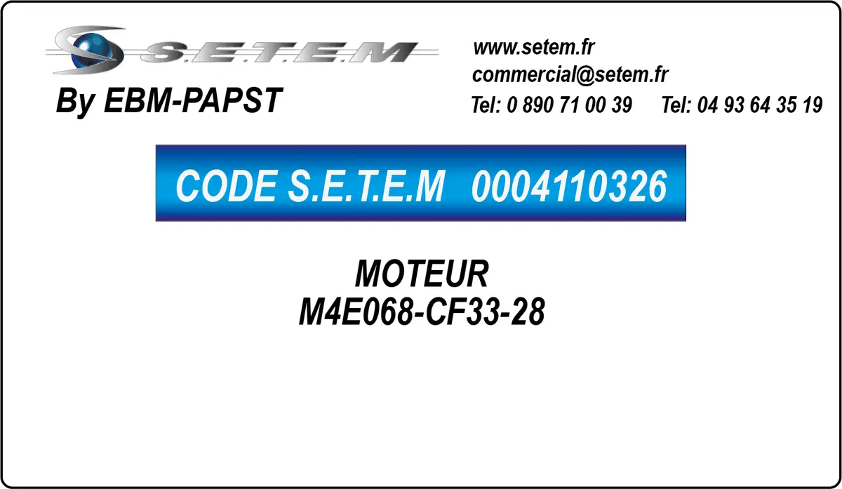 0004110326-MOTEUR EBMPAPST M4E068-CF33-28