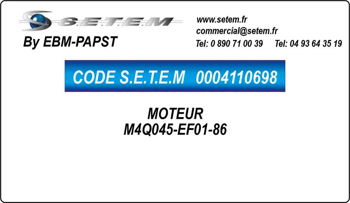 0004110698-MOTEUR EBMPAPST M4Q045-EF01-86