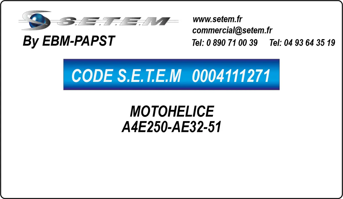0004111271-MOTOHELICE EBMPAPST A4E250-AE32-51