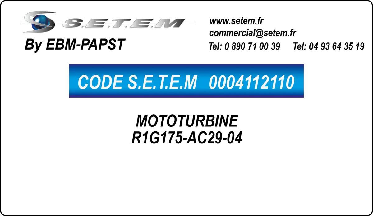 0004112110-MOTOTURBINE EBMPAPST R1G175-AC29-04