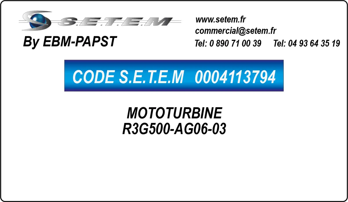0004113794-MOTOTURBINE EBMPAPST R3G500-AG06-03