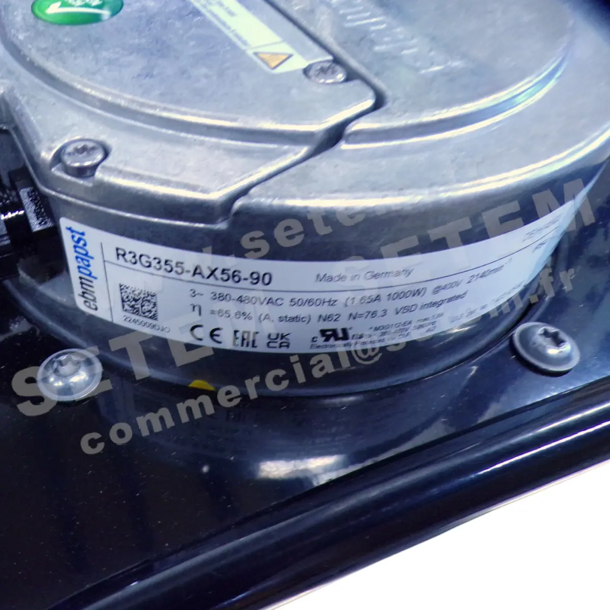 0004119373-MOTOTURBINE EBMPAPST R3G355-AX56-90