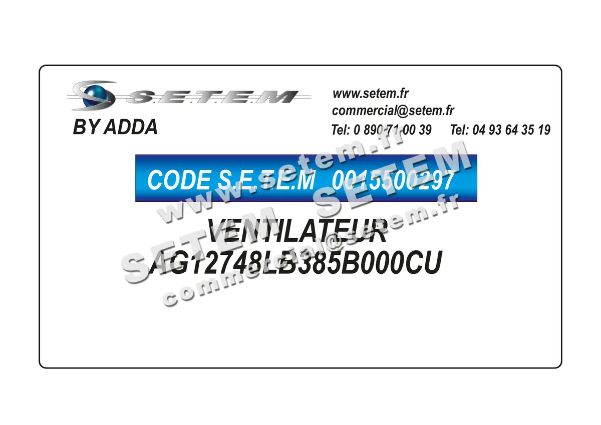 0015500297-VENTILATEUR ADDA AG12748LB385B000CU