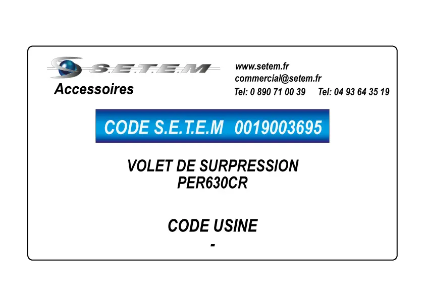 0019003695-VOLET DE SURPRESSION VIM PER630CR 2