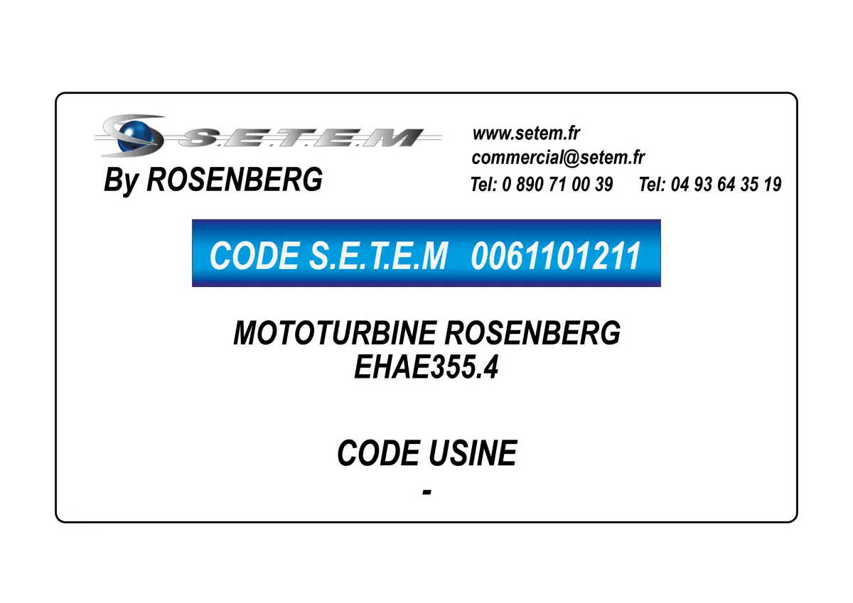 0061101211-MOTOTURBINE ROSENBERG EHAE355.4