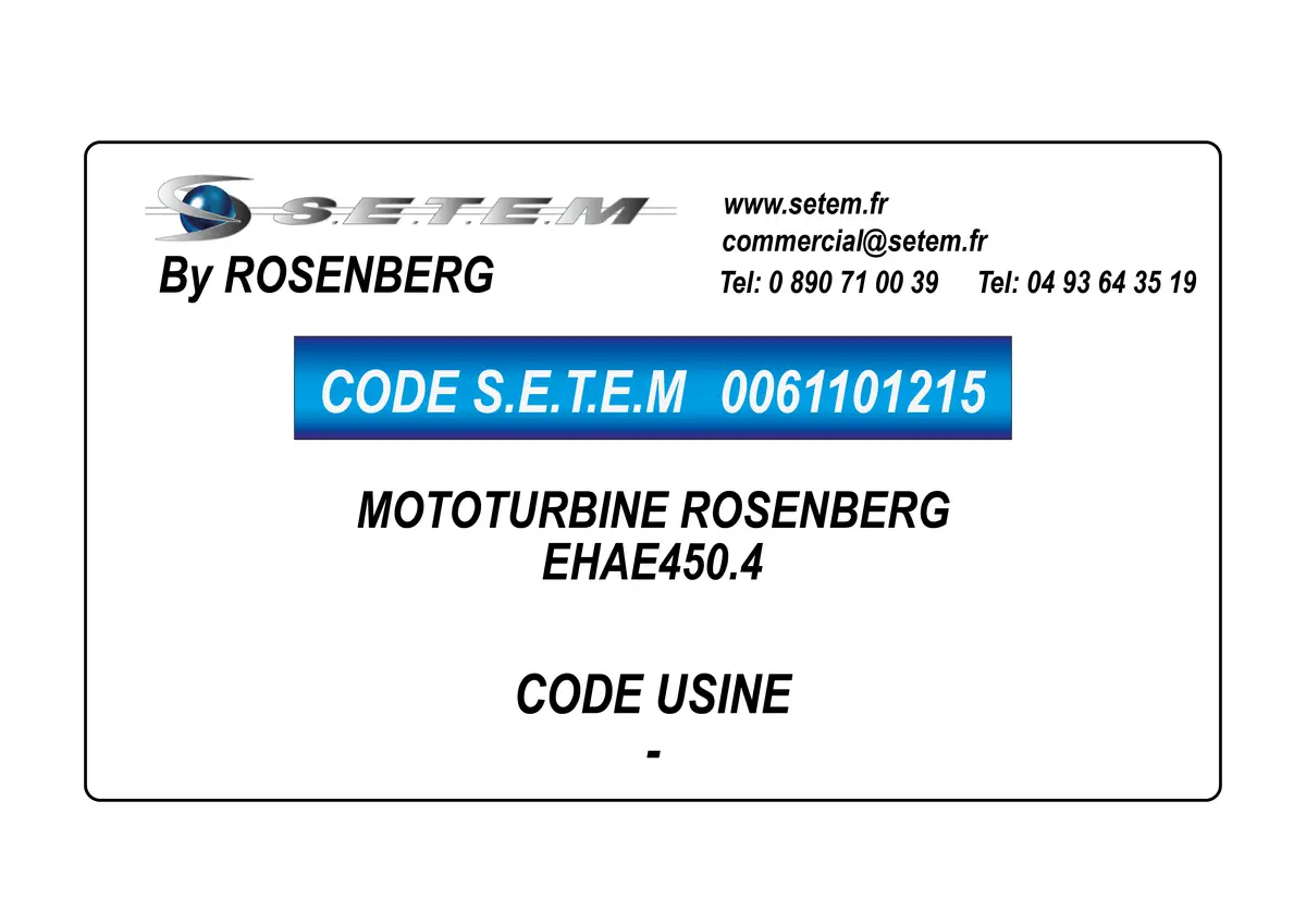 0061101215-MOTOTURBINE ROSENBERG EHAE450.4
