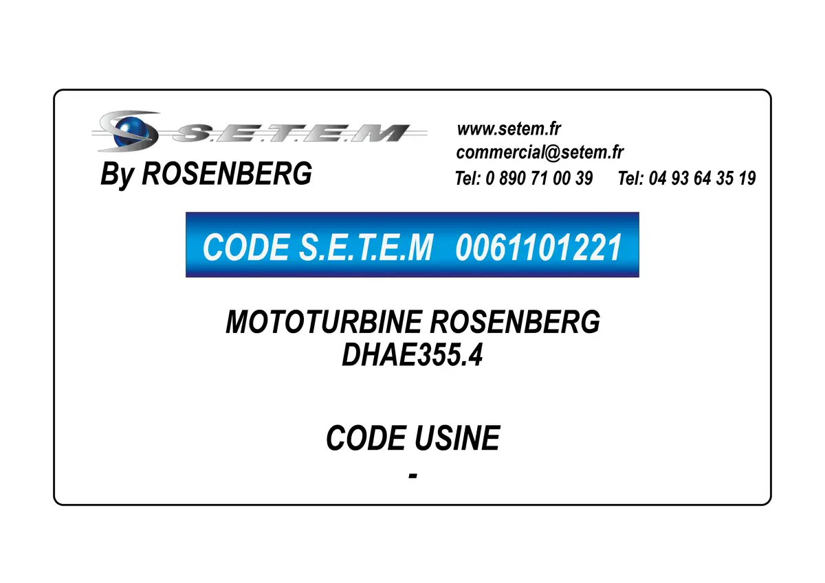 0061101221-MOTOTURBINE ROSENBERG DHAE355.4