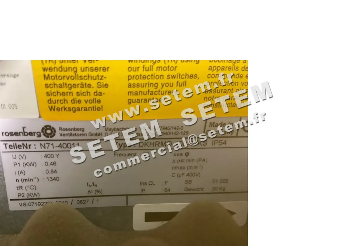 0061109480-TOURELLE ROSENBERG DKHRMD400.4KS *N71.40011*