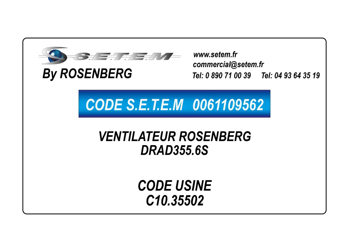 0061109562-VENTILATEUR ROSENBERG DRAD355.6S *C10.35502*