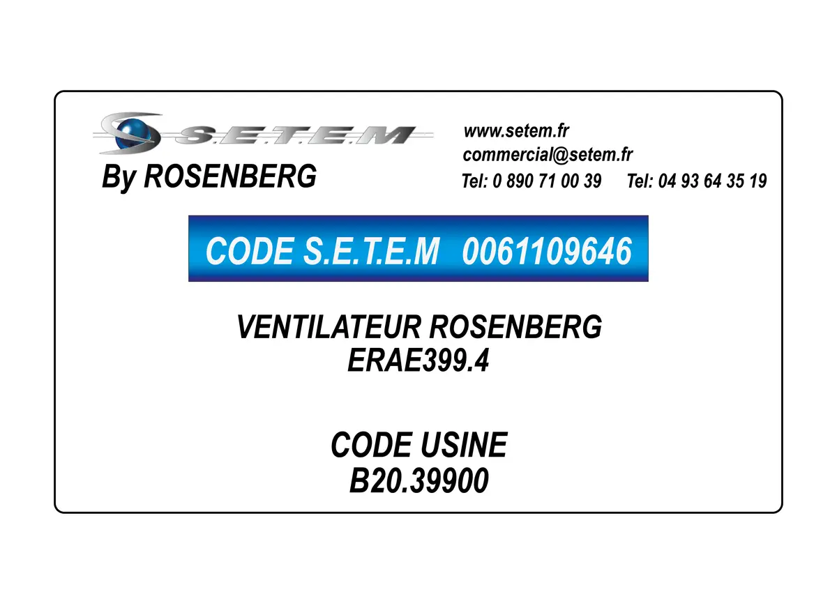 0061109646-VENTILATEUR ROSENBERG ERAE399.4 *B20.39900*
