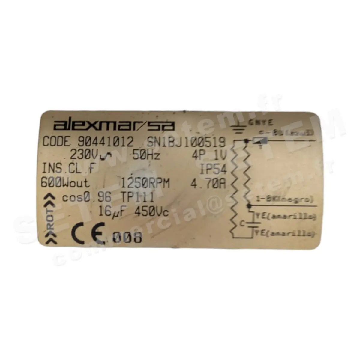 0075000101-MOTEUR ALEXMAR 90441012