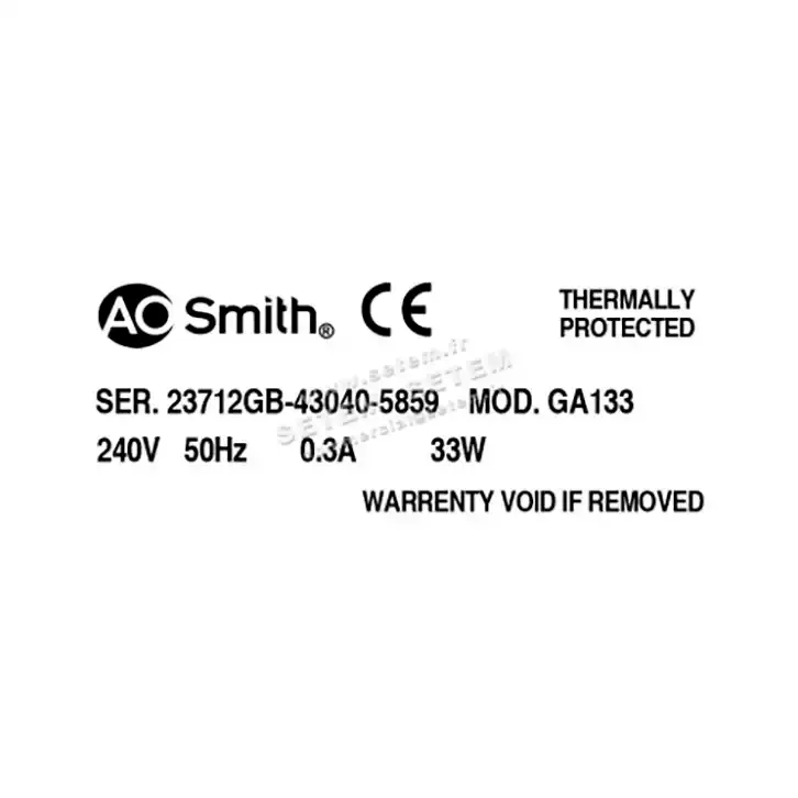 0087000133-MOTEUR AOSMITH GA133 2