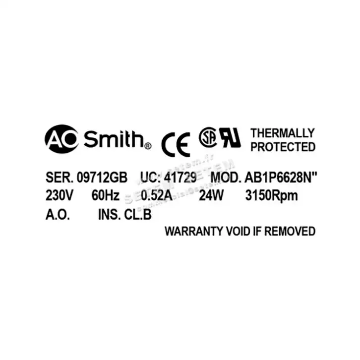0087000341-MOTEUR AOSMITH AB1P6628N 3