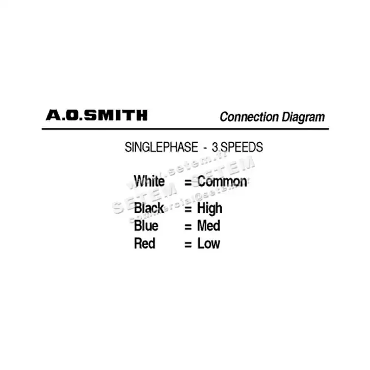 0087002030-MOTEUR AOSMITH GD255.3 3