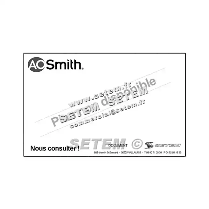 0087002065-MOTEUR AOSMITH F48SQ6L55 "HC43SL400" 2