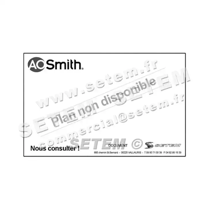 0087005791-MOTEUR AOSMITH F48D19A02 "HC45SL400A" 2