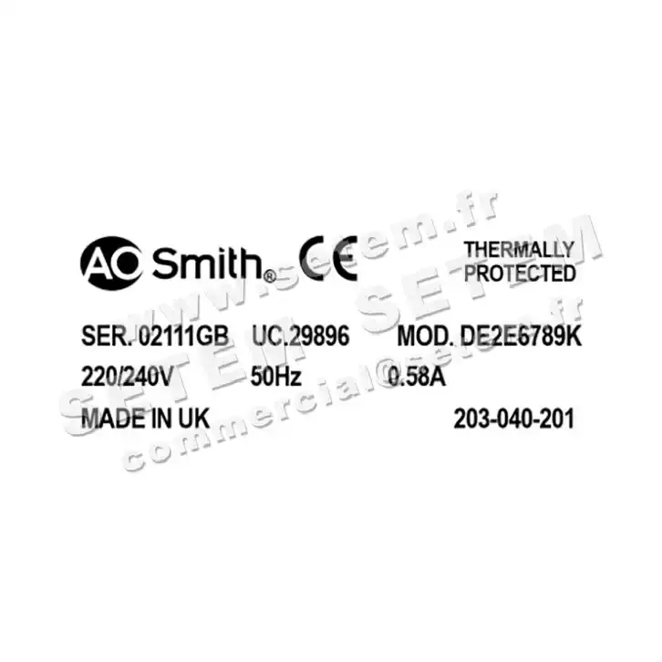 0087006789-MOTEUR AOSMITH DE2E6789K 3