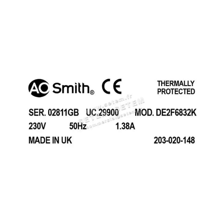0087006832-MOTEUR AOSMITH DE2F6832K 3