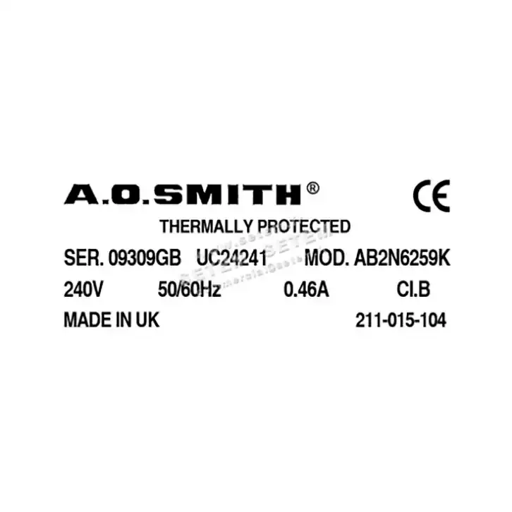 0087009106-MOTEUR AOSMITH AB2N6259K "211.015.104" 3