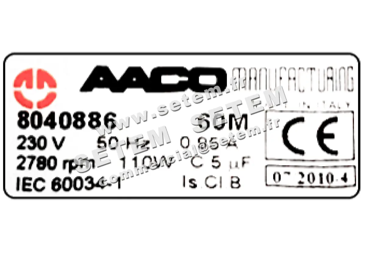 0115000018-MOTEUR AACO 60M *8040886* 2