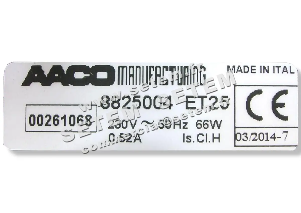 0115000070-VENTILATEUR AACO ET25 *8825004* 3