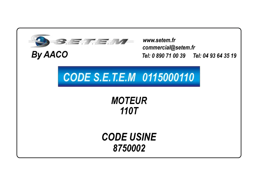 0115000110-MOTEUR AACO 110T *8750002* 2