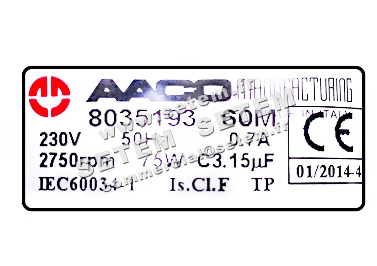 0115000142-MOTEUR AACO 60M *8035193* 4