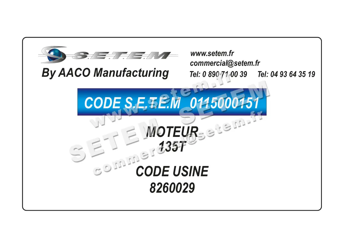 0115000151-MOTEUR AACO 135T *8260029* 3