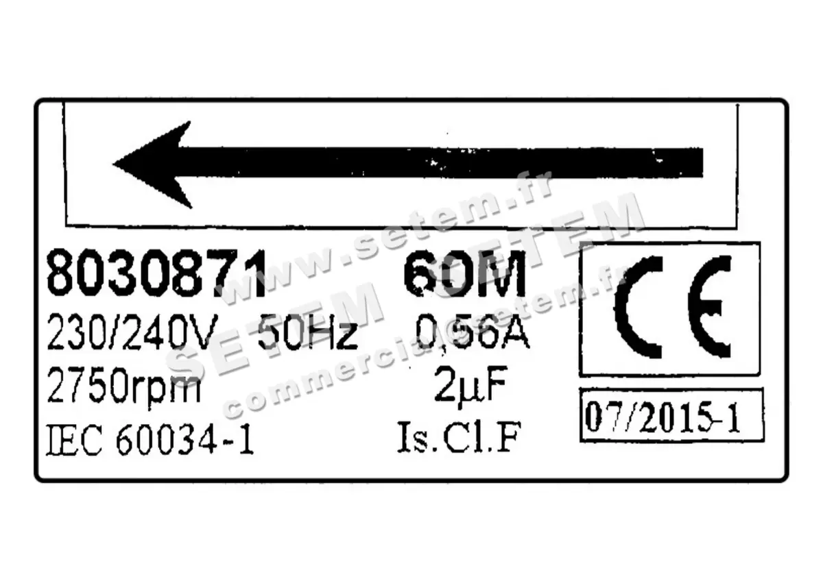 0115000251-MOTEUR AACO 60M *8030871* 5