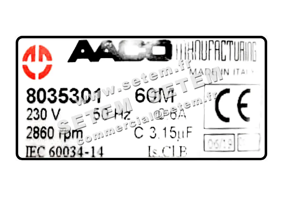 0115000301-MOTEUR AACO 60M *8035301* 2