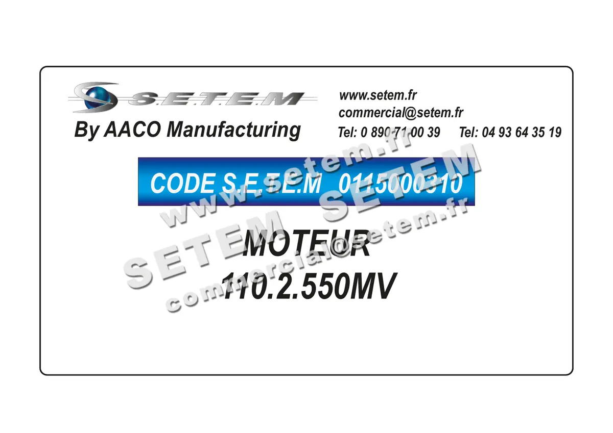 0115000310-MOTEUR AACO 110.2.550MV 3