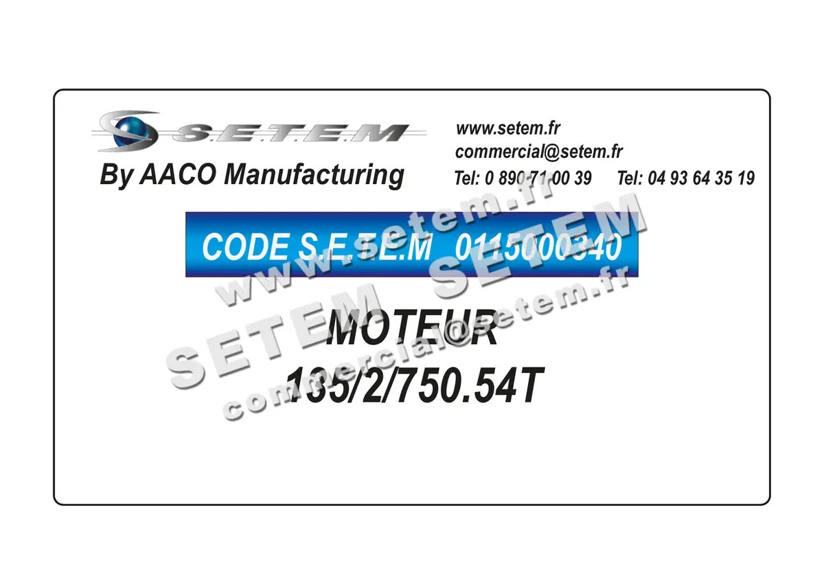 0115000340-MOTEUR AACO 135.2.750.54T