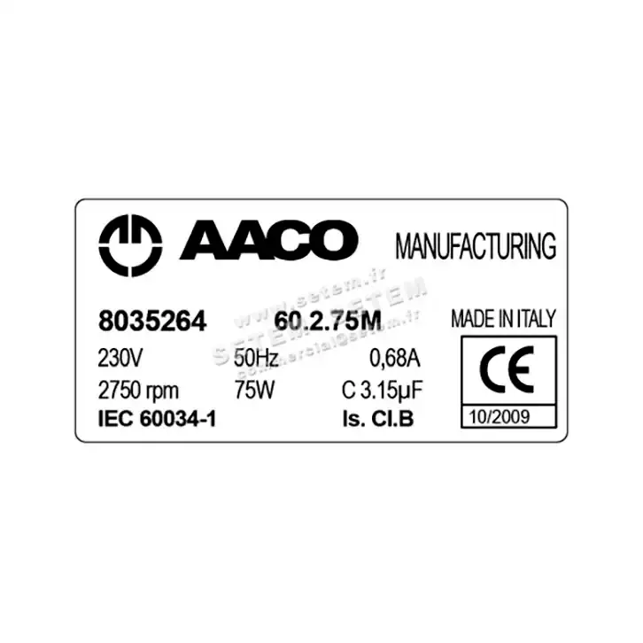 0115000450-MOTEUR AACO 60.2.75M *8035264* 3