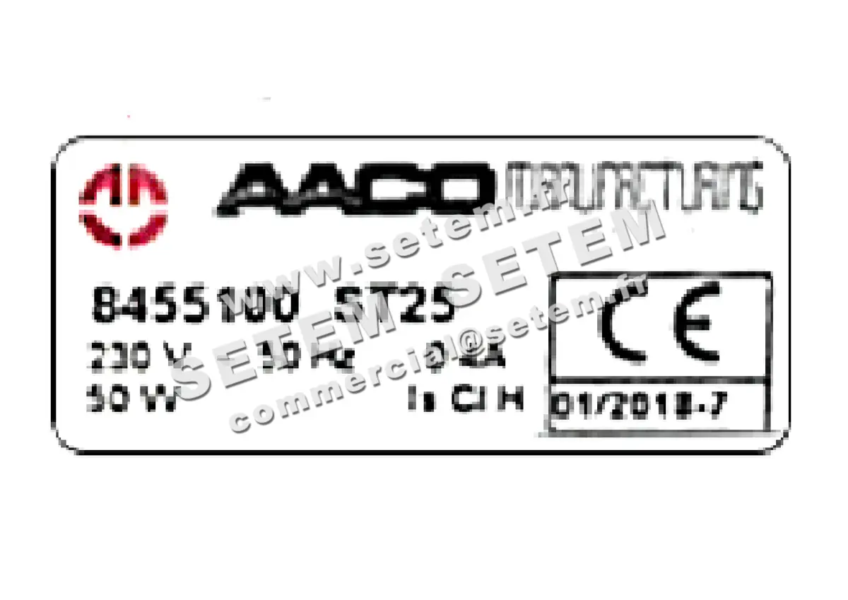 0115008336-VENTILATEUR AACO ST25 *8455100* 3