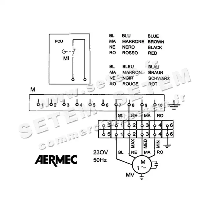0119009105-VENTILO-CONVECTEUR AERMEC FCX 22P 4