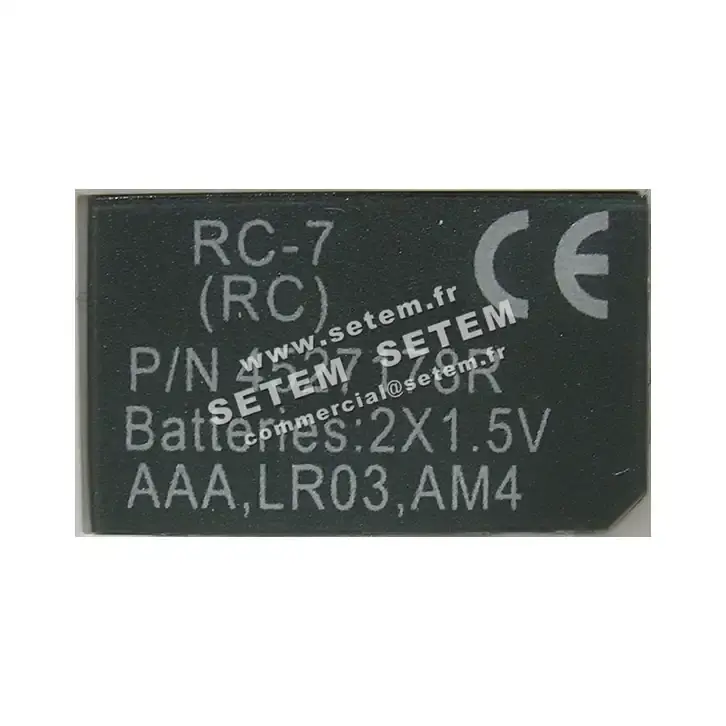 0143009587-ENSEMBLE TELECOMMANDE INFRAROUGE RC7 4527178R AIRWELL 2