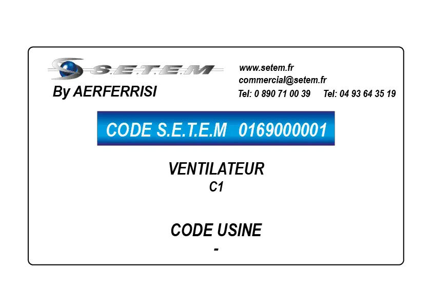 0169000001-VENTILATEUR AERFERRISI C1