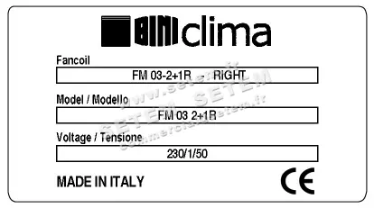0343003210-VENTILO-CONVECTEUR BINI FM03.2.1R 2
