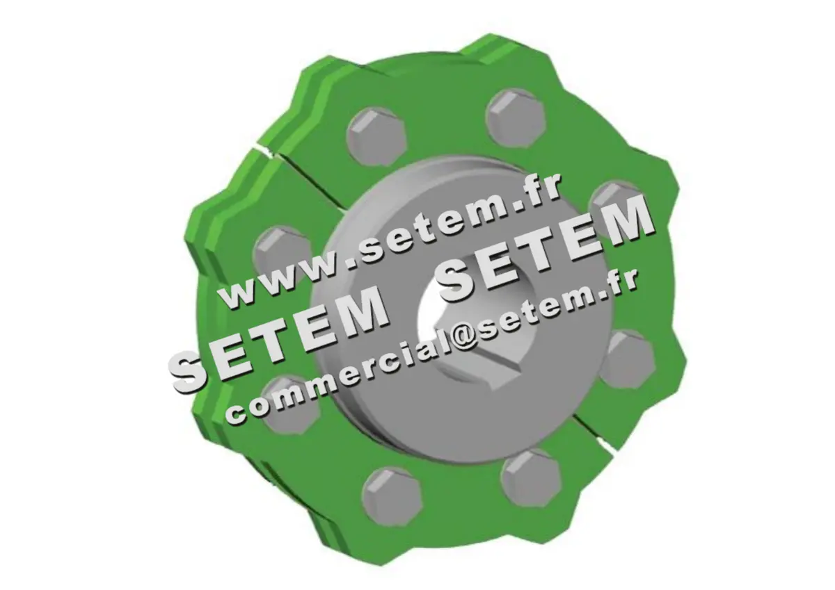 0369000157-ROUE DE PIED POUR CHAINE FORGEE 4B 4B142HA D593.4MM