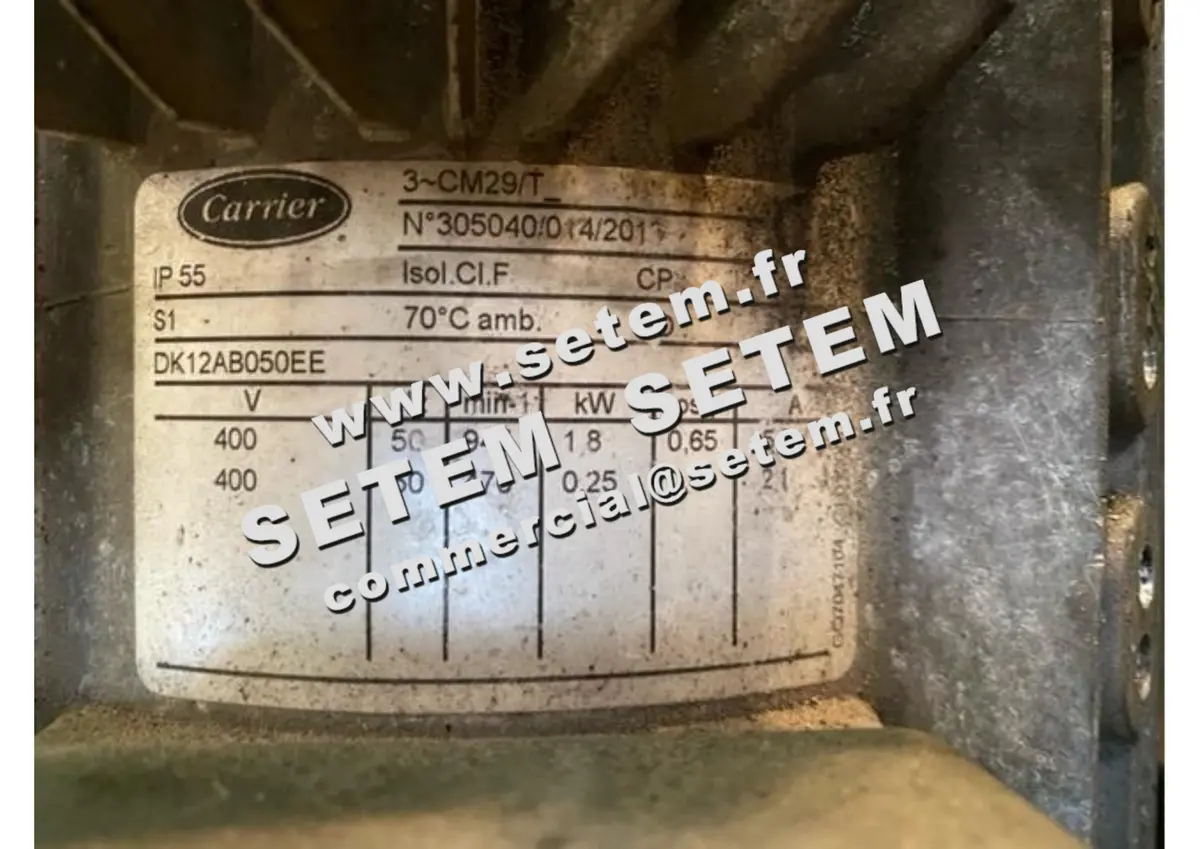 0603000050-MOTEUR CARRIER CM29/T "DK12AB050EE"