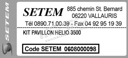 0608000098-KIT SAV PAVILLON HELIO 3500 CIAT 3