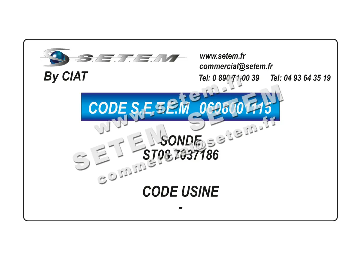 0608001115-SONDE CIAT ST08 7037186