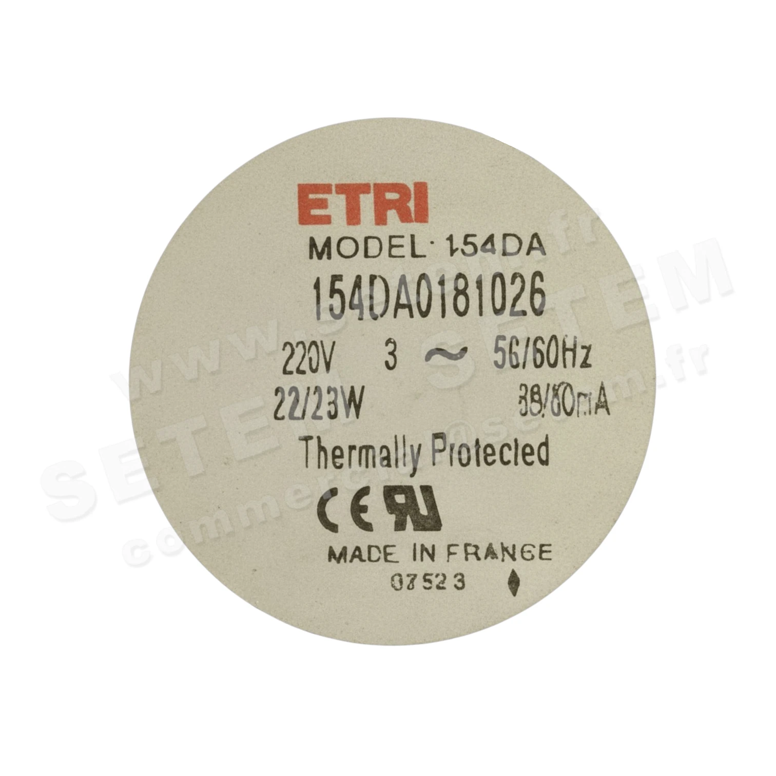 0694000154-VENTILATEUR ETRI 154DA016D008 2