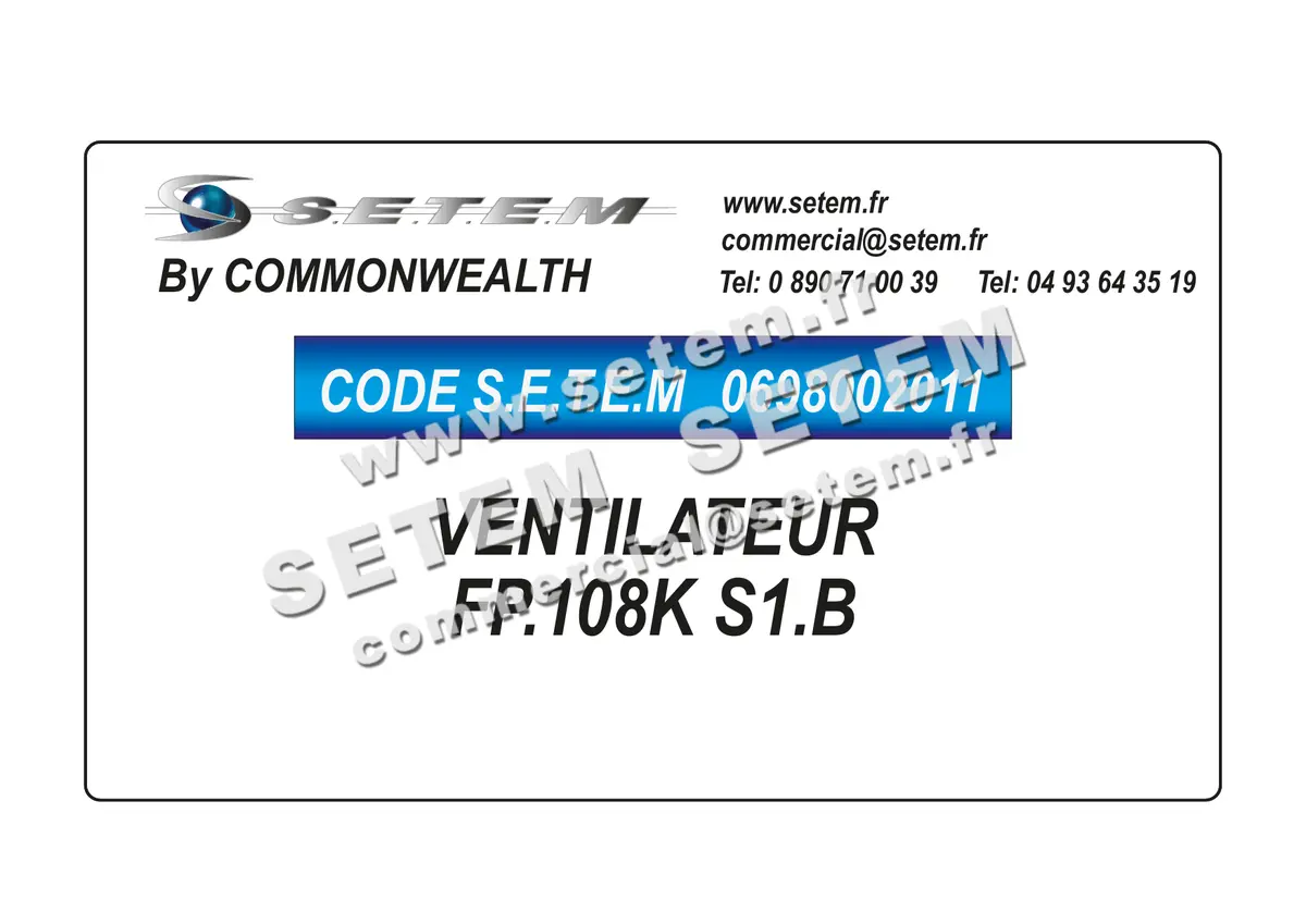 0698002011-VENTILATEUR COMMONWEAL FP.108K S1.B 4