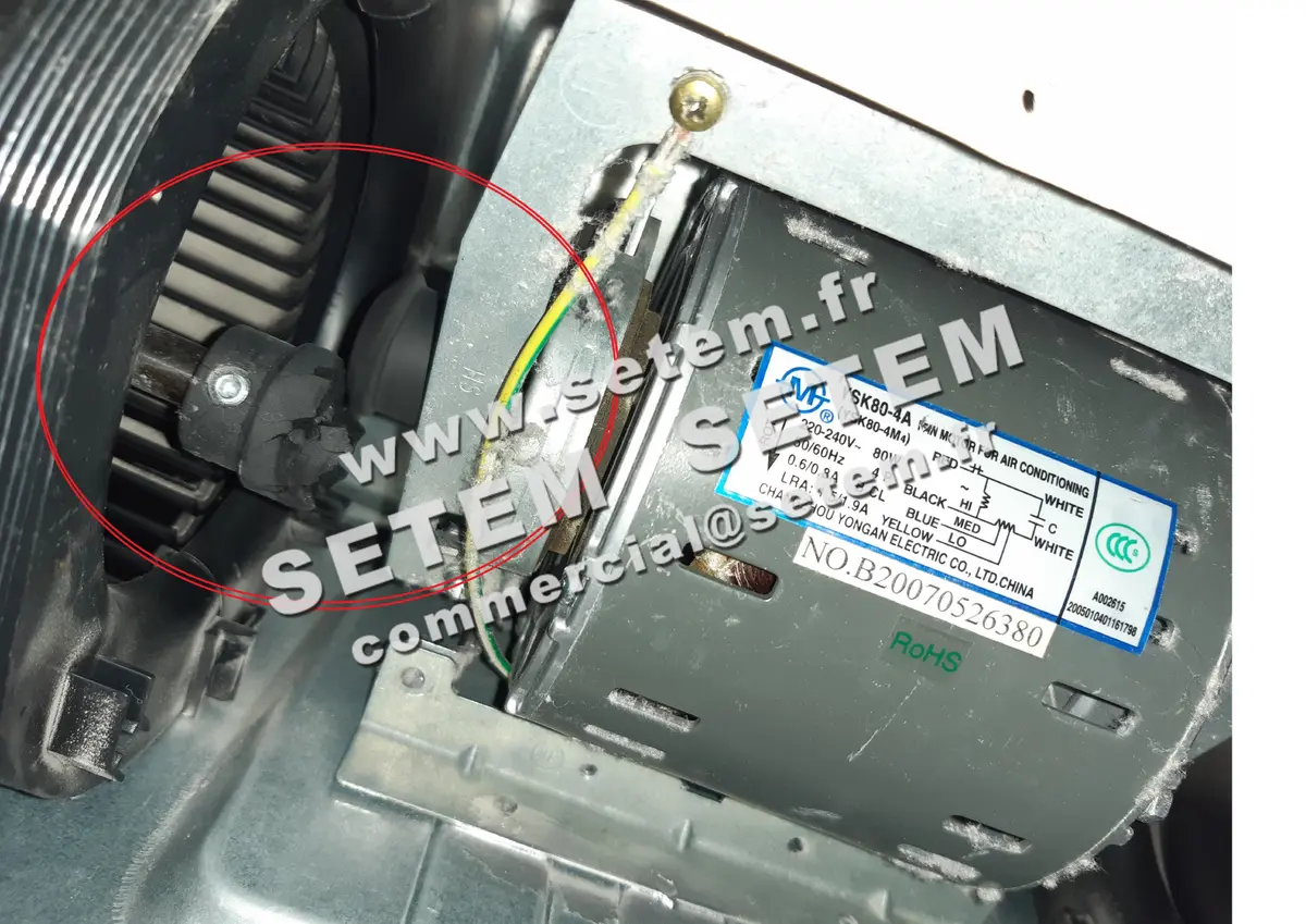 0738501000-MOTEUR CHANGZHOU YSK80.4A "200501401161798"